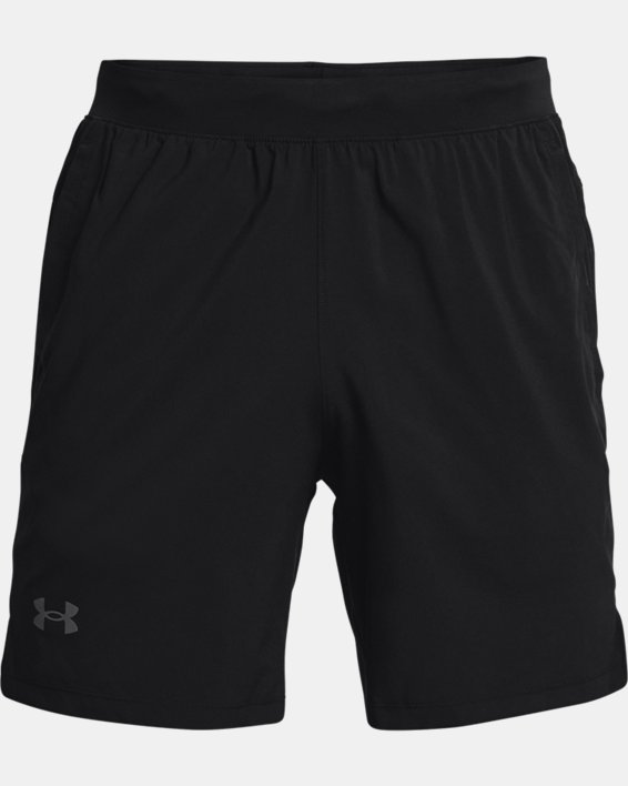 Shorts UA Launch Run 18 cm da uomo, Black, pdpMainDesktop image number 6